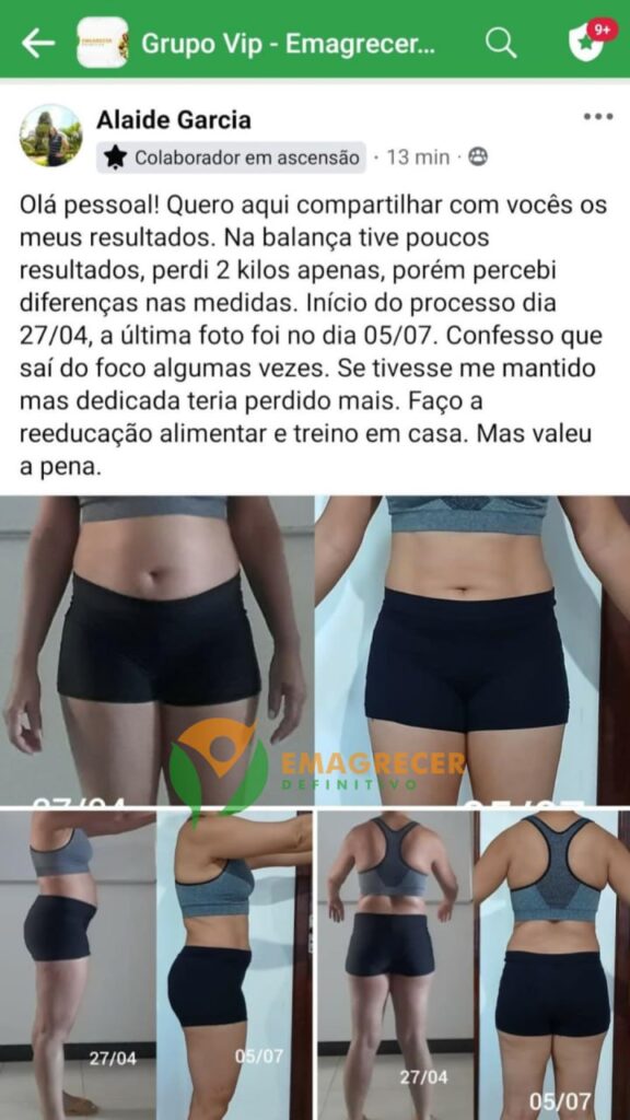 Resultado Alaide Emagrecer Definitivo