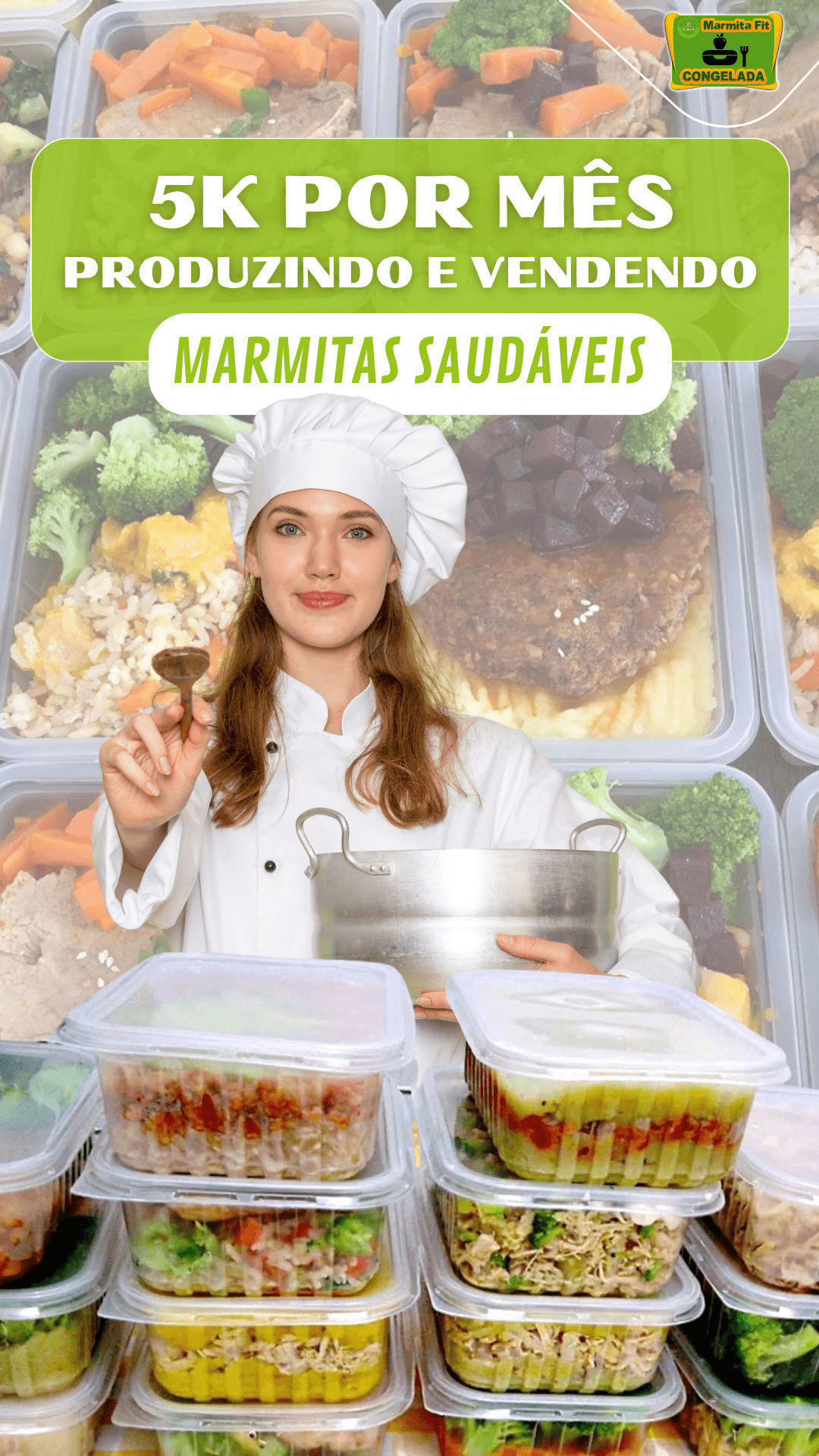 5K por mês com marmitas
